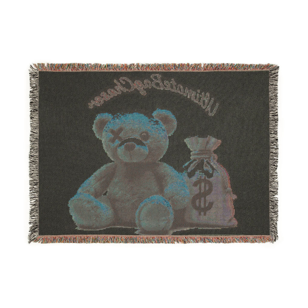 Teddy Bear 'Ultimate Bag Chaser' Woven Throw Blanket