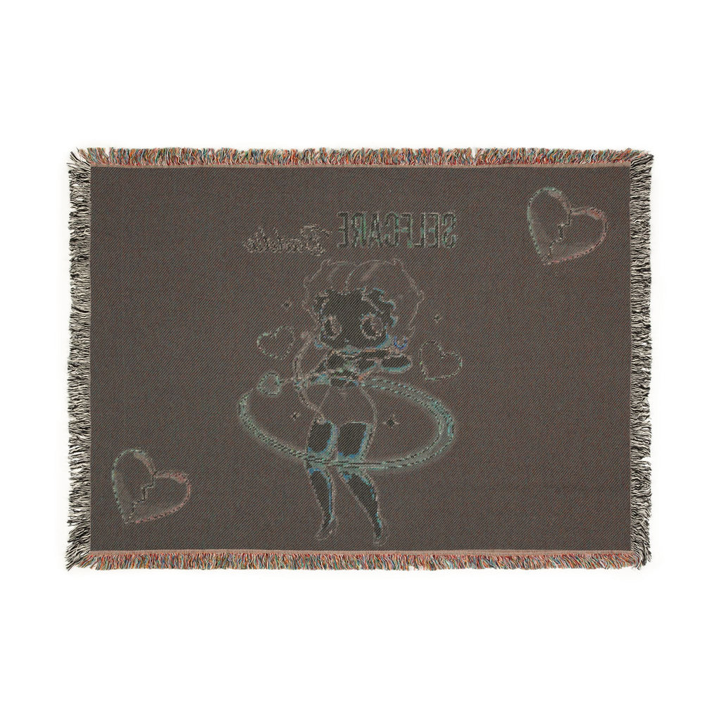 Self-Care Betty Boop Woven Blanket