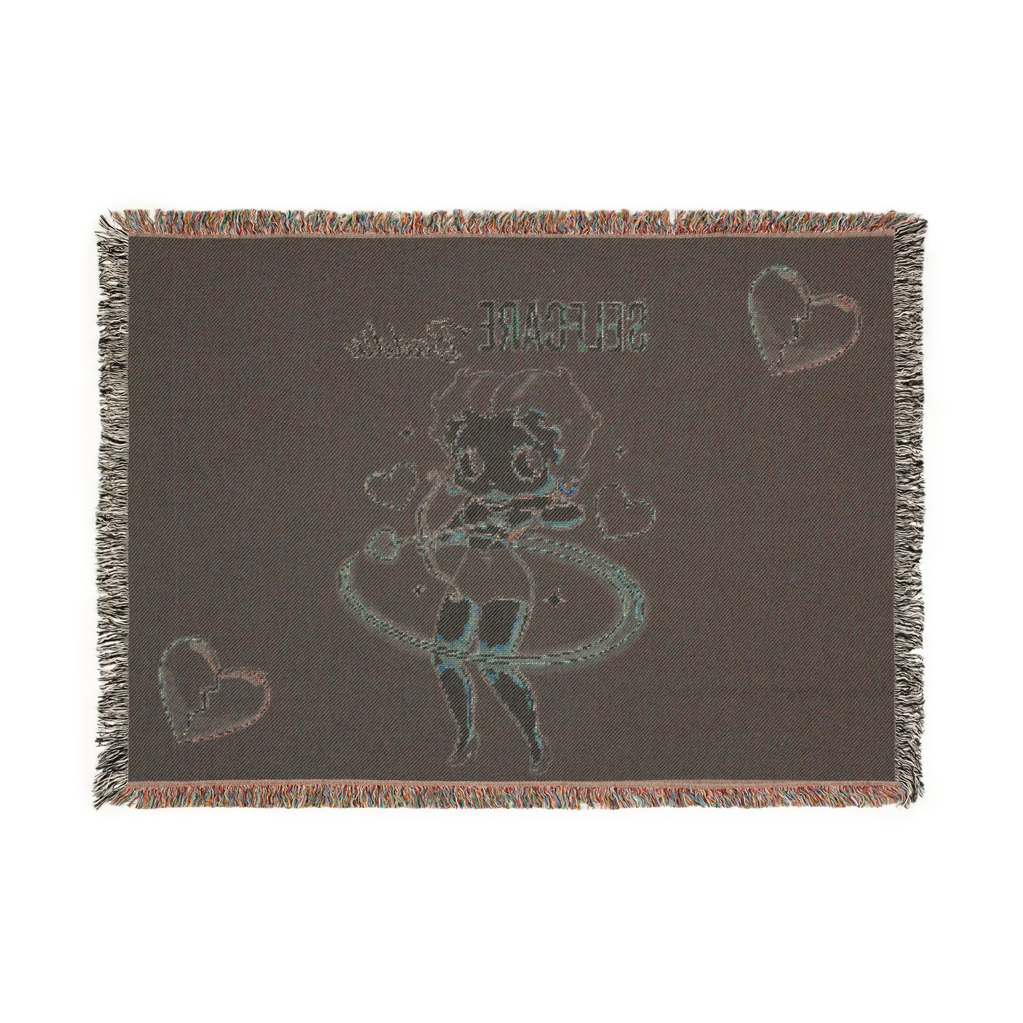 Self-Care Betty Boop Woven Blanket