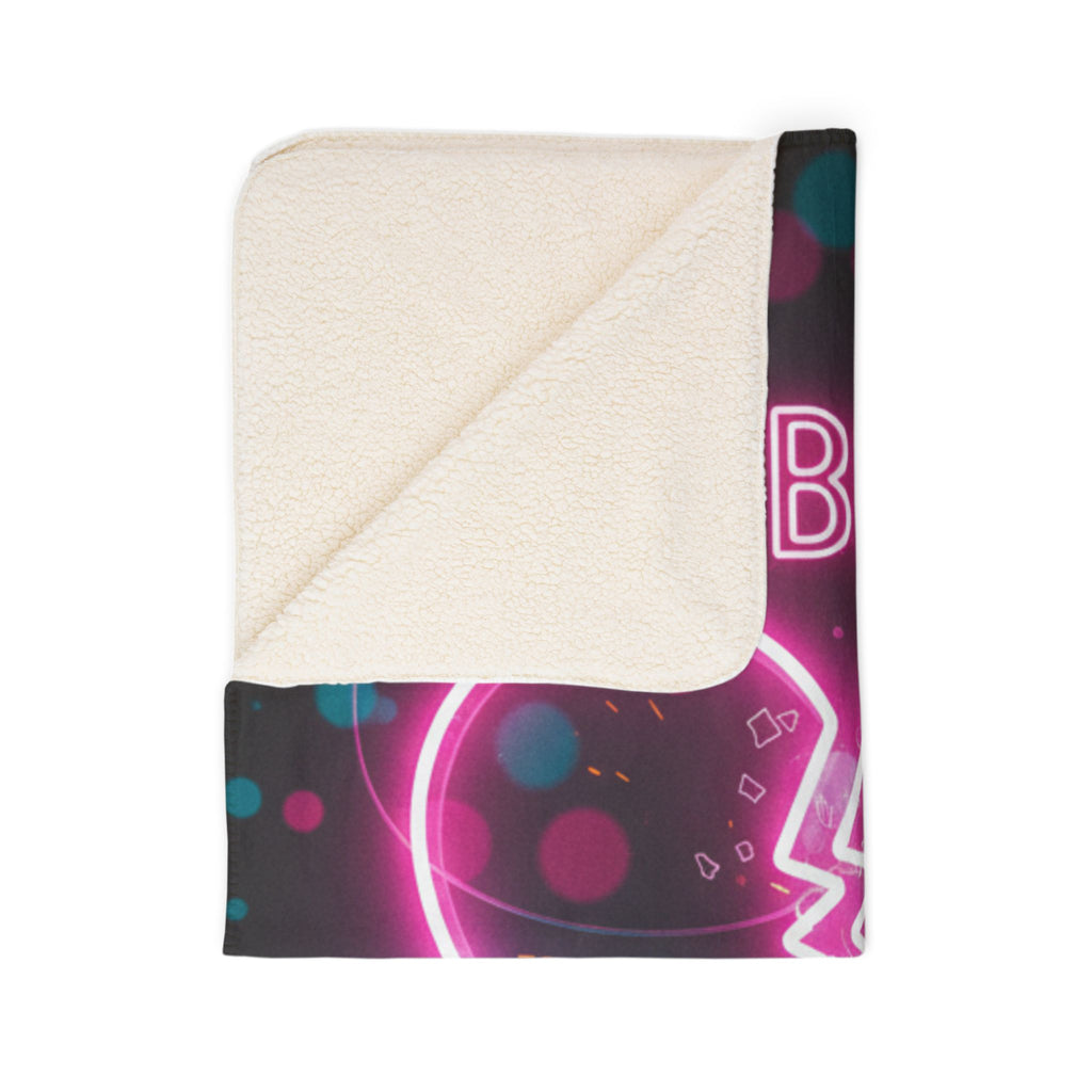 Heartbreaker Neon Fleece Sherpa Blanket – "Love Me Harder" Cozy Throw