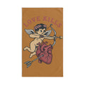 Love Kills Cherub Hand Towel – Vintage Cupid Heart Design