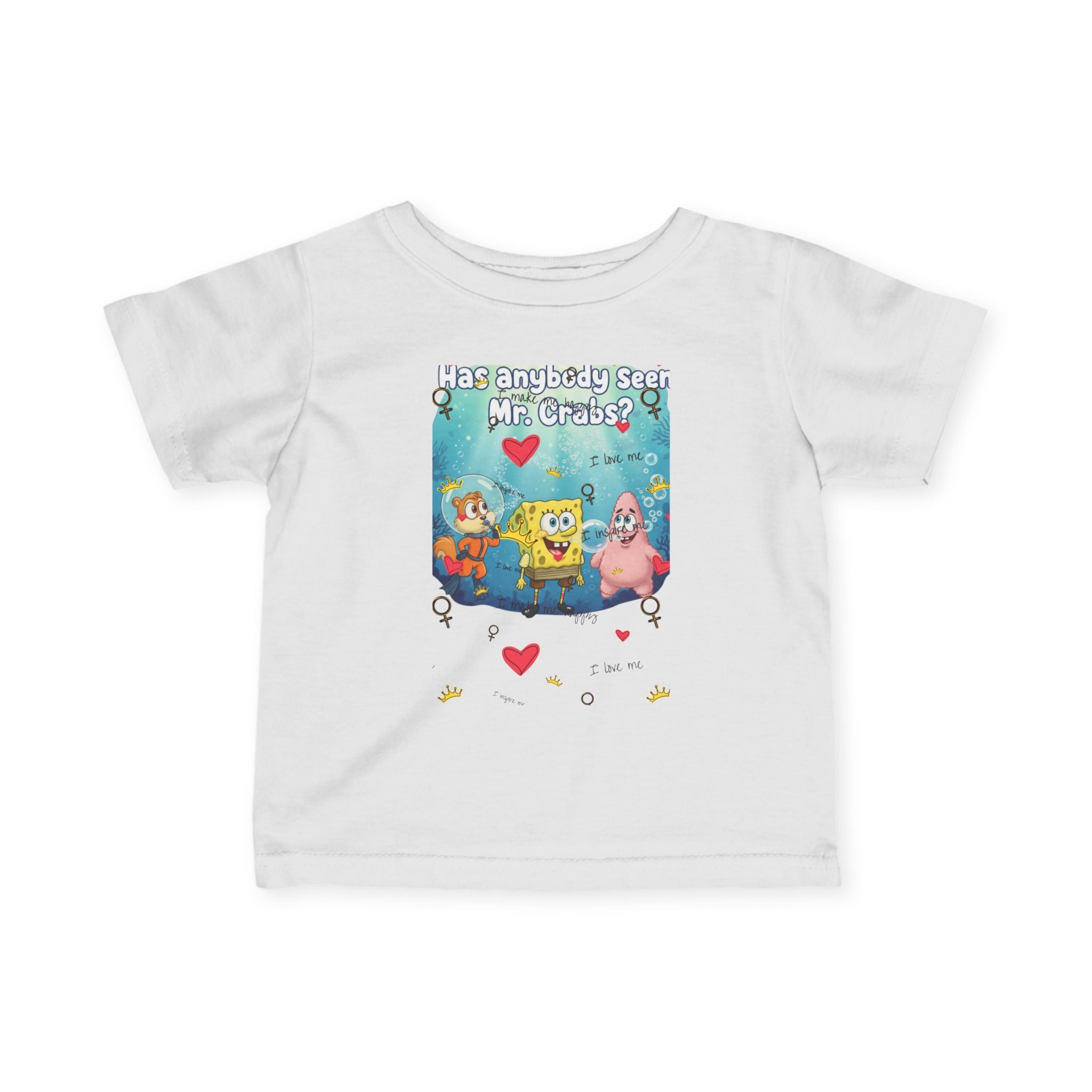 SpongeBob “Has Anybody Seen Mr. Krabs?” Infant Tee