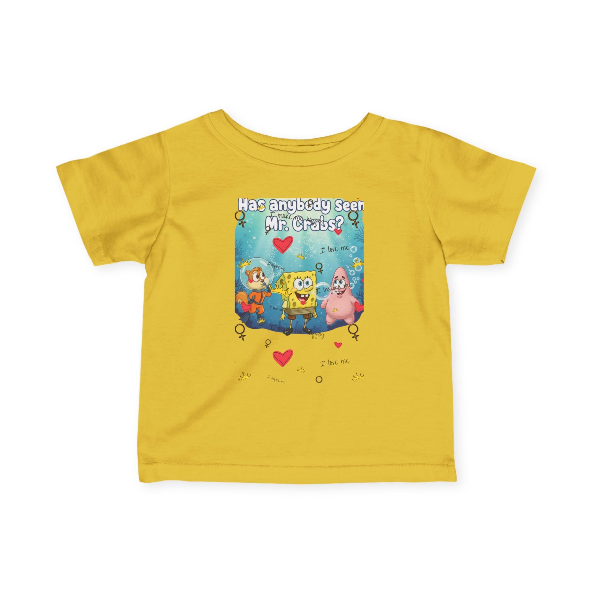 SpongeBob “Has Anybody Seen Mr. Krabs?” Infant Tee