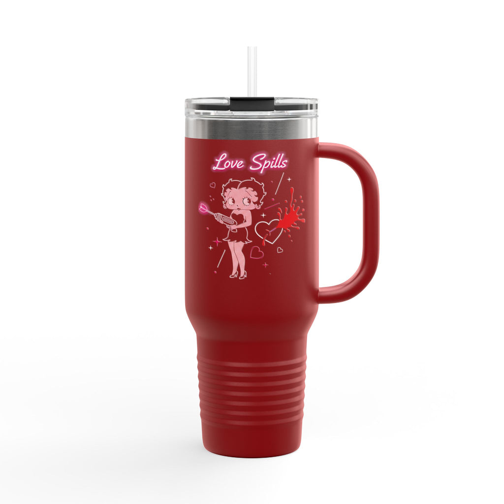 Betty Boop 'Love Spills' 40oz Insulated Travel Mug