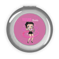 Compact Mirror — "Selfcare Baddie" Betty Boop Style Pink Travel Makeup Mirror