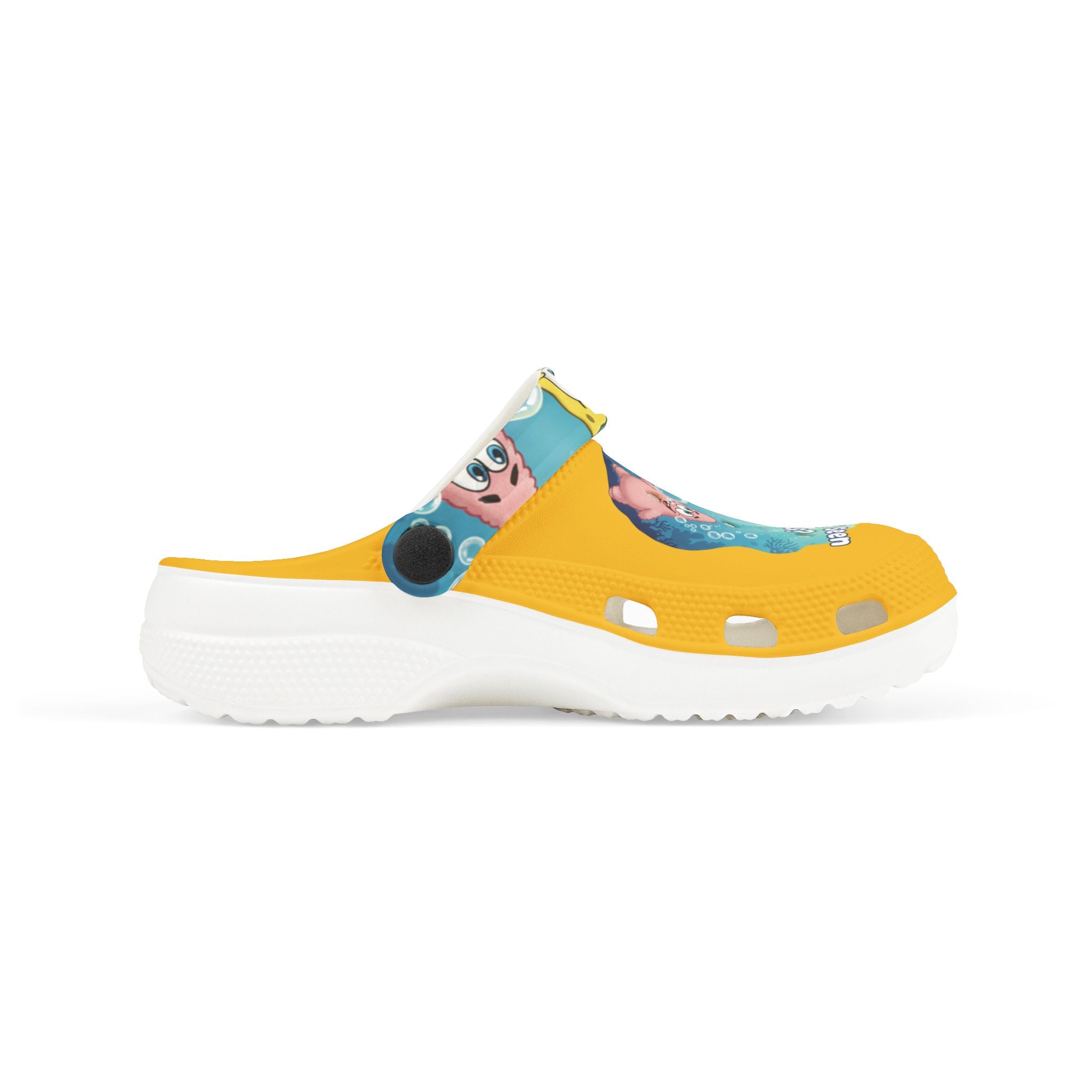 SpongeBob Kids EVA Foam Clogs — "Has Anybody Seen Mr. Crabs" Cartoon Pool & Beach Shoes